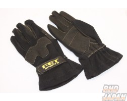 FET 3D Light Weight Gloves Black/Black - M Size