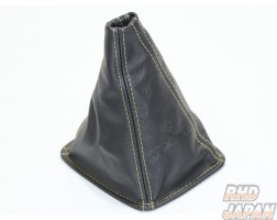 Car Make T&E Vertex Leather Shift Boot Black Gold - JZZ30