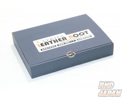 Car Make T&E Vertex Leather Shift Boot Black Gold - S15 6-Speed