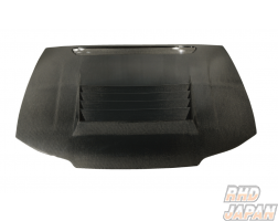 D-Max D1 Spec Bonnet Cooling Hood Black Carbon Fiber - S15