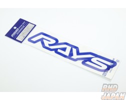 Rays Logo Sticker Large - Blue