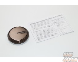 YOKOHAMA Advan Racing Center Cap Flat 73mm - Amber Bronze Metallic Black Lettering