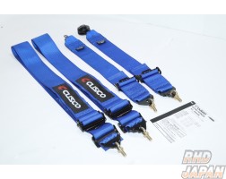 Cusco Seat Belt Racing Harness - 4-Point Blue