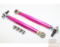 Super Now Rear Toe Control Lower Arm Links Pink 2Way - RX-8 SE3P