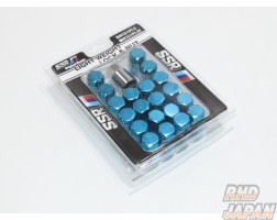 SSR Light Weight Wheel Lock & Nut Set Blue 20pcs - M12X1.5