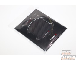 Nismo Door Handle Protector Set Black Carbon - Dualis J10 Elgrand E52 Leaf ZE0 Serena C25 C26 C27 Skyline V36 V37