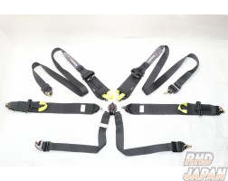Cusco Seat Belt Racing Harness - 6-Point FHR Device Black