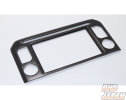 RSW Carbon Monitor Panel Black Half Gloss / Matt Finish Carbon Fiber - GT-R R35 MY17~