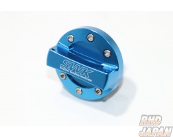 S.W.K. Suzuki Works Kurume Oil Filler Cap Blue - Suzuki One-Touch 30mm