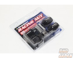 Weds Racing Short Nut Lock Type Black - M12x1.25