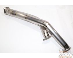 Midori Seibi Center Titanium Front Pipe 90mm - BNR32