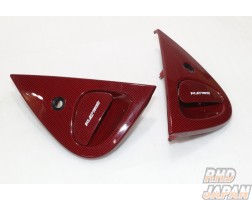 RE-Amemiya Red Carbon Look Door Handles - FD3S