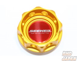 Seeker Ultra Light Weight Oil Filler Cap - Anodized Gold Honda M32/M33 X P3.5