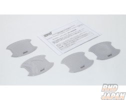 STI Door Handle Protector Set Silver Carbon Weave Pattern - ST91099ST020