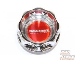 Seeker Ultra Light Weight Oil Filler Cap - Shiny Silver Honda M32/M33 X P3.5
