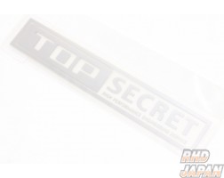 Top Secret Sticker Small - Silver
