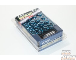Work Wheels Japan Light Weight Racing Lug Nuts Set M12x1.25 - Blue