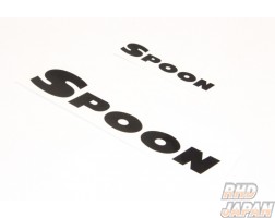 Spoon Sports Logo Team Sticker Small Set - Black