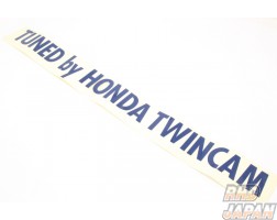 Feel's Tuned By Honda Twincam Sticker Small - 8x77cm Navy Blue