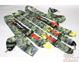 HPI 6-Point Competition Gear Racing Harness Seat Belt - Camouflage 