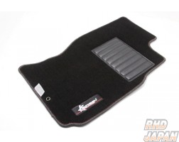 Kansai Service Floor Mat Set Front and Rear Red Stitch - BNR34