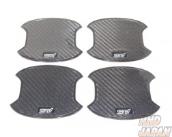 STI Door Handle Protector Set Black Carbon Weave Pattern - ST91099ST020