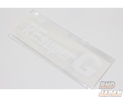RE-Amemiya 14cm Super G Sticker - White