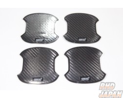 STI Door Handle Protector Set Black Carbon Weave Pattern - GT2 GT3 GT6 GT7 GK2