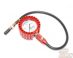 Rays Tire Pressure Air Gauge R-RAG60 - Red