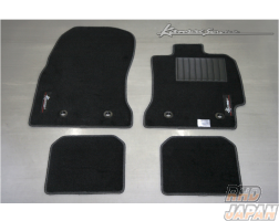 Kansai Service Floor Mat Set Front and Rear Red Stitch - Altezza SXE10 GXE10