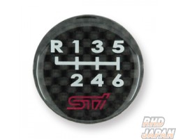 STI Shift Pattern Map Emblem - 6MT-A