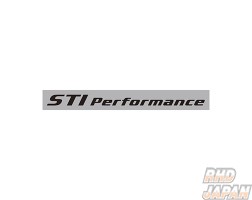 STI STI Performance Sticker - Black