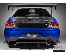 Hurtling Varis Solid Joker EVO IX Wide Body Kit Option Parts Muffler Heat Shield Carbon Fiber - CT9A 