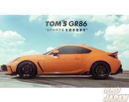 TOM'S Styling Parts Front Diffuser Flat Black - GR86 ZN8