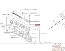 Nissan OEM Grommet 80874-57A00