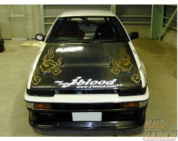 J-Blood Carbon Headlight Retractable Cover Set - Trueno AE86