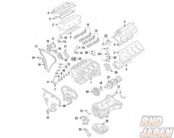 NISSAN OEM Engine Overhaul Gasket Kit - GT-R R35