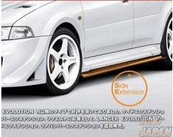 DAMD Styling Effect Evolution Side Skirts Extension Carbon - CP9A