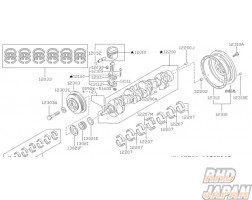 Nissan OEM Crankshaft Bearing - RB26 1226112U04