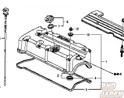 Honda OEM Gauge Comp Oil Level Dip Stick - Civic FD2 Type-R