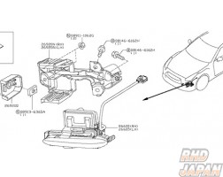 Nissan OEM Right Daytime Running Lamp - GTR R35