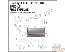 Trust GReddy Spec-LS Intercooler Replacement bolt set used with GReddy air funnel - FD3S