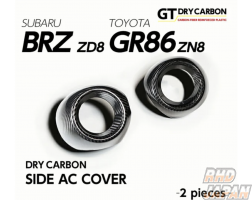 Axis-Parts Side Air Conditioner Cover Set GT Dry Carbon Fiber Half-Gloss Half-Matte Finish - BRZ ZD8 GR86 ZN8 RHD