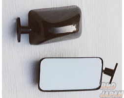 First Molding Carbon Door Mirror Set - Type L-I Straight