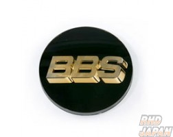 BBS Japan Wheel Center Cap Emblem - Black 70mm Without Ring