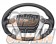 Real Premium Series Steering Wheel Oval Shape Napa All Leather Blue Silver Eurostitch - ZVW30 ZVW35 ZVW40W ZVW41W NHP10