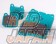 Project Mu Rear Brake Pads Type HC+R3 Brembo - Lancer Evolution CP9A CT9A CT9W