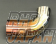 LEMS Titanium Air Intake Suction Pipe Orange Edition - Lexus GS F URL10 RC-F USC10