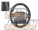 Real Steering Wheel Round Shape Small Type Black Carbon Black Eurostitch - KDH206V KDH201V TRH200K TRH200V
