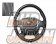 Real Steering Wheel Round Shape Black Carbon Black Eurostitch - KDH206V KDH201V TRH200K TRH200V